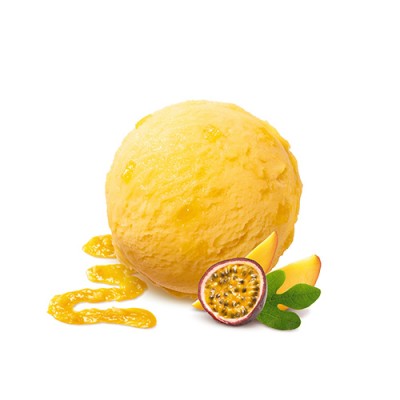 Helado de Fruta Pasión y Mango Tarrina de 500 ml Helado de Fruta Pasión y Mango Tarrina de 500 ml