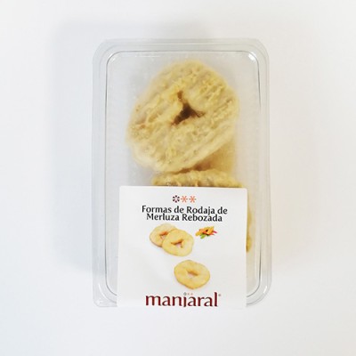 Merluza Rebozada Forma Rodaja Bandeja de 4 ud (360 gr) Merluza Rebozada Forma Rodaja Bandeja de 4 ud (360 gr)