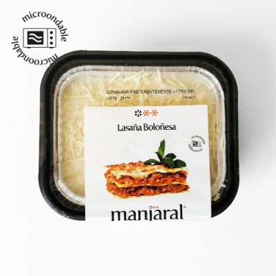 Lasaña Boloñesa Bandeja de 300 gr