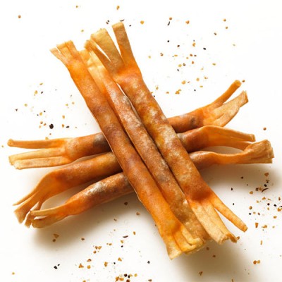 Cigarrito de Huevo Frito con Chistorra Bandeja de 8 ud