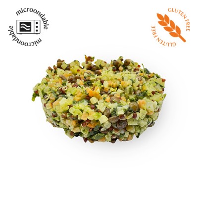 Ensalada de Curly Kale y Quinoa SIN Gluten Bandeja de 225 gr