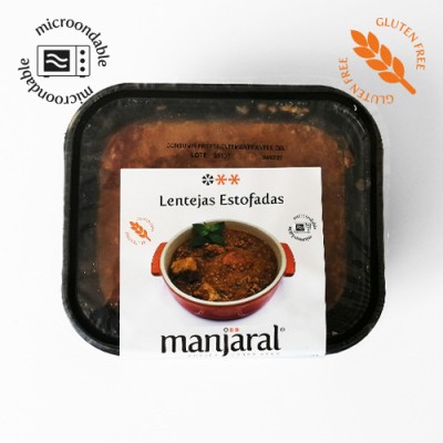 Lentejas Estofadas SIN Gluten Bandeja de 300 gr