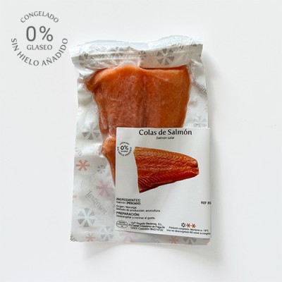 Colas de Salmón 0% Glaseo Envase de 1 Kg