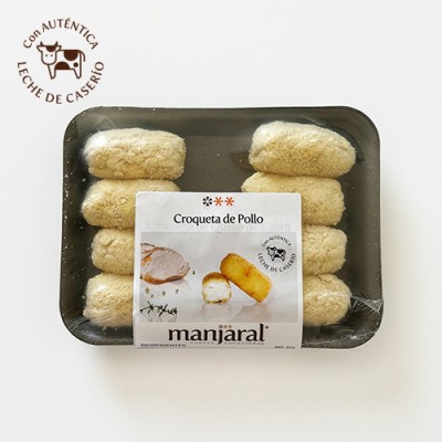 Croquetas Cremosa de Pollo Bandeja de 8 ud