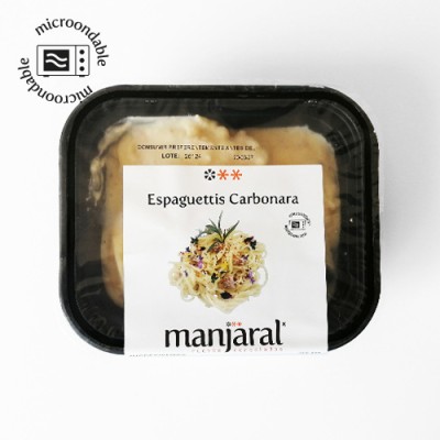 Espaguettis Carbonara Bandeja De 300 gr
