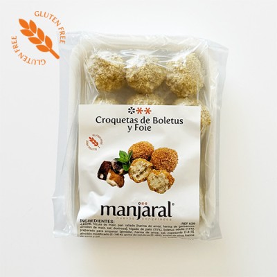 Croquetas de Boletus y Foie SIN Gluten Bandeja de 12 ud