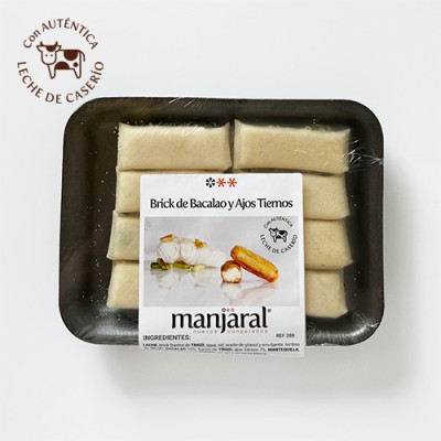 Brik de Bacalao con Ajitos Tiernos Bandeja de 8 ud