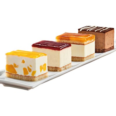 Degustación de Tartas Bandeja de 3 ud X 4 Sabores