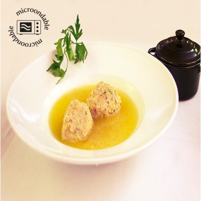 Caldo de Cocido con Pelotas Bandeja de 420 gr