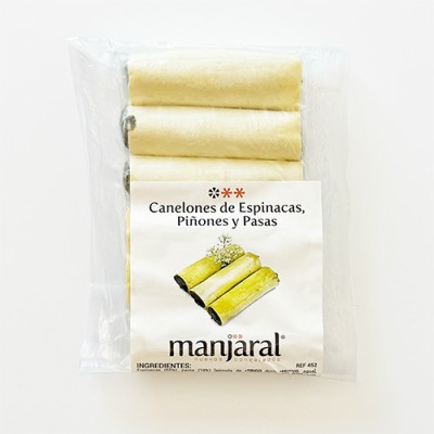 Canelones de Espinacas Envase de 6 ud