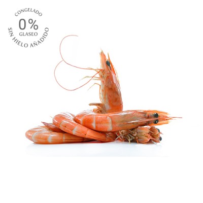 Langostino Cocido Gigante 0% Glaseo Bandeja de 500 gr