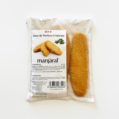 Filete de Merluza Crujiente Envase de 3 ud