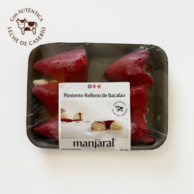 Pimiento Relleno de Bacalao Bandeja de 6 ud
