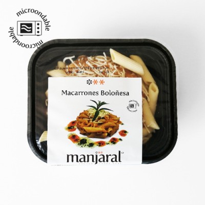 Macarrones Boloñesa Bandeja de 300 gr