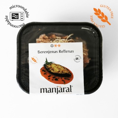 Berenjenas Rellenas SIN Gluten Bandeja de 240 gr