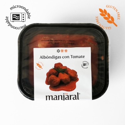 Albóndigas con Tomate SIN Gluten Bandeja de 300 gr