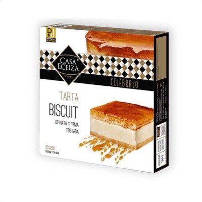 Tarta Biscuit de Nata Unidad de 550 gr