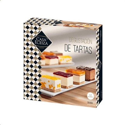 Degustación de Tartas Bandeja de 3 ud X 4 Sabores