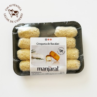 Croquetas de Bacalao Bandeja de 8 ud