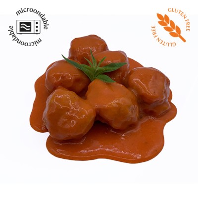 Albóndigas con Tomate SIN Gluten Bandeja de 300 gr
