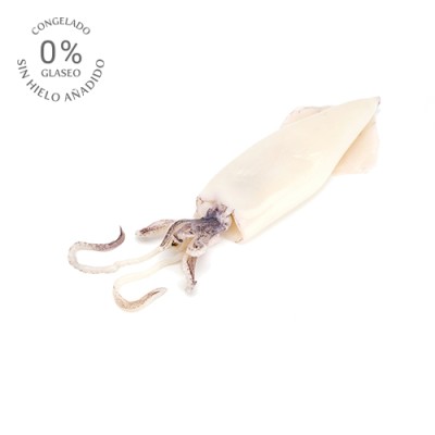 Calamar Patagónico Limpio 0% Glaseo Envase de 500 gr