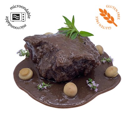 Carrillera al Vino Tinto SIN Gluten Bandeja de 300 gr