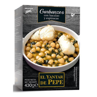 Garbanzos con Bacalao Lata de 430 gr